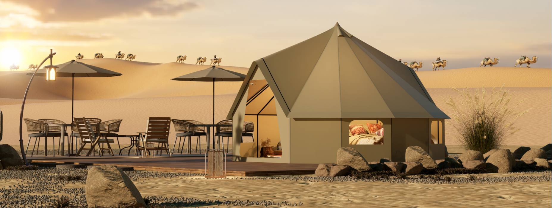 昂仁县露营酒店帐篷产品